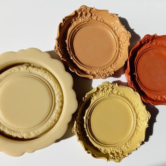 Vintage Silicone Jewelry Tray mold, mold for resin,mold for jesmonite - Picture 1 of 5